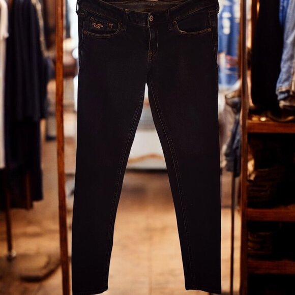 Hollister Dark Wash Skinny Jeans Size 3R (26/31) – Contrast Stitching - Picture 4 of 11